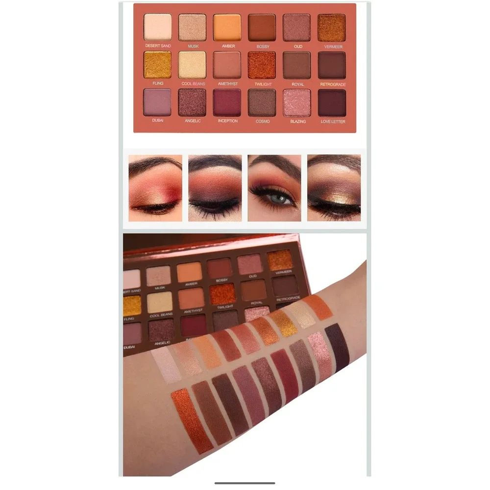 NEW Seprofe In Your Elegance Nude Eyeshadow Palette Rose Gold Shimmer